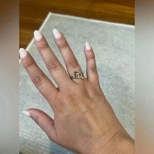 Vintage sterling silver man and woman’s symbol ring